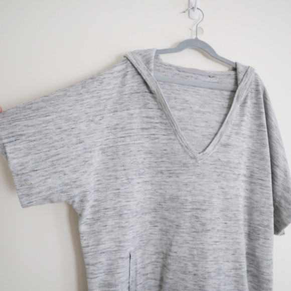 Athleta Oversized Short Sleeve Hooded Pullover-C - Picture 4 of 10